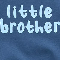 Okie Dokie Baby Boys Round Neck Long Sleeve Rib Bodysuit