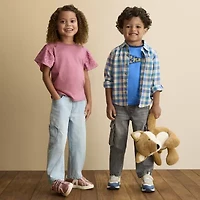 Okie Dokie Toddler & Little Girls Barrel Jean