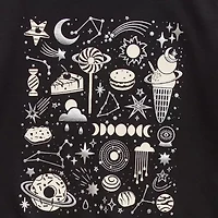 Thereabouts Little & Big Kid Girls Crew Neck Long Sleeve Regular Fit Graphic T-Shirt
