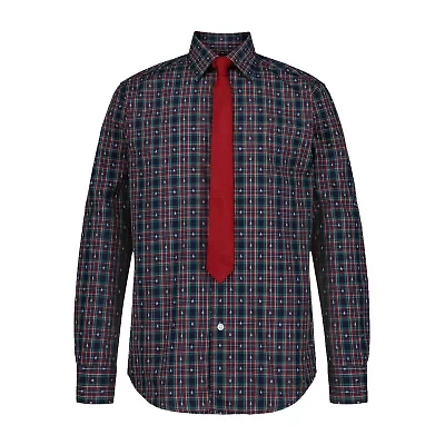 TFW Little & Big Kid Boys Long Sleeve Point Collar Shirt + Tie Set