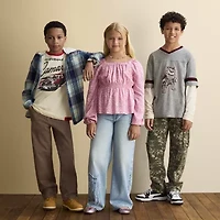 Thereabouts Little & Big Kid Boys Adjustable Waist Carpenter Jean