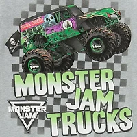 Toddler Boys Crew Neck Short Sleeve Monster Jam Graphic T-Shirt