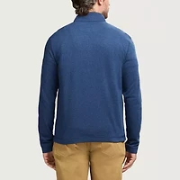 IZOD Saltwater Microfleece Mens Long Sleeve Quarter-Zip Pullover