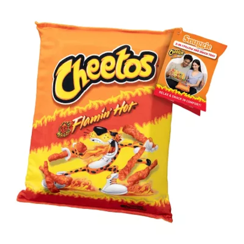 Snuggie Flaming Hot Cheetos 2-in-1 Pillow and Snack Tray