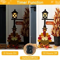 Glitzhome Thanksgiving Porch Sign