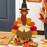 Glitzhome Thanksgiving Porch Sign