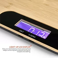 Sharper Image® Bamboo Cutting Board Scale