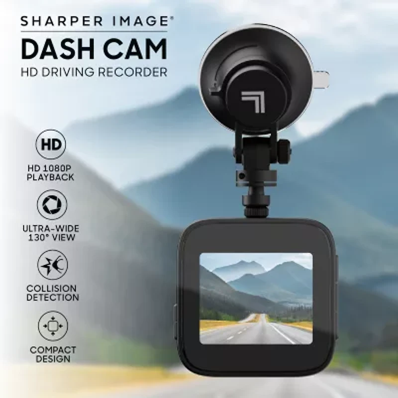 Sharper Image® Dash Cam HD Driving Recorder