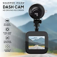 Sharper Image® Dash Cam HD Driving Recorder