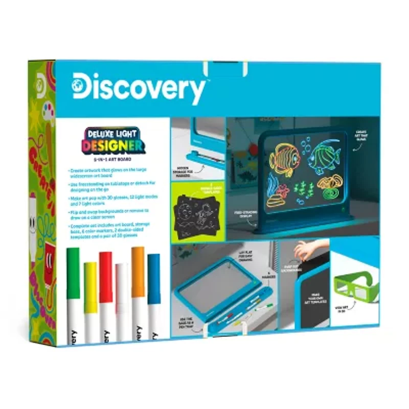 Discovery™ Deluxe Light Designer 6-In-1 Art Board