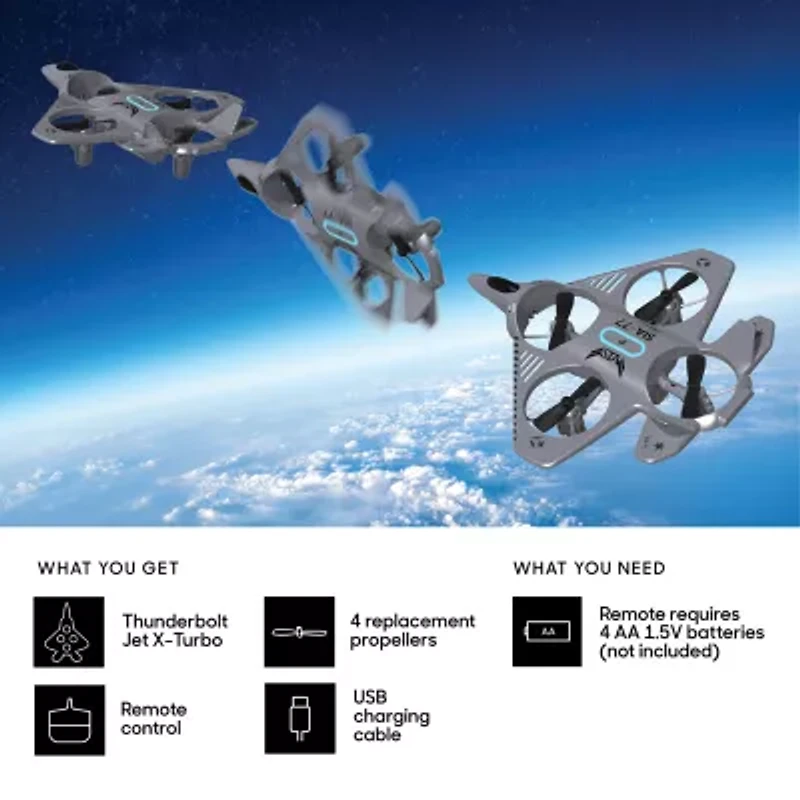  Sharper Image® X-Treme Thunderbolt Jet X-2 Drone