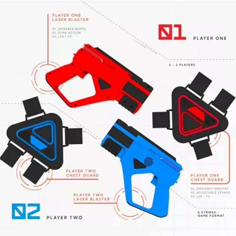  Sharper Image® Two-Player Laser Tag Game