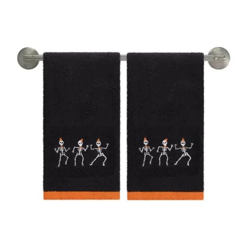 Avanti Skeletons 2 Pack Hand Towel