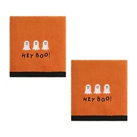 Avanti Hey Boo 2 Pack Hand Towel