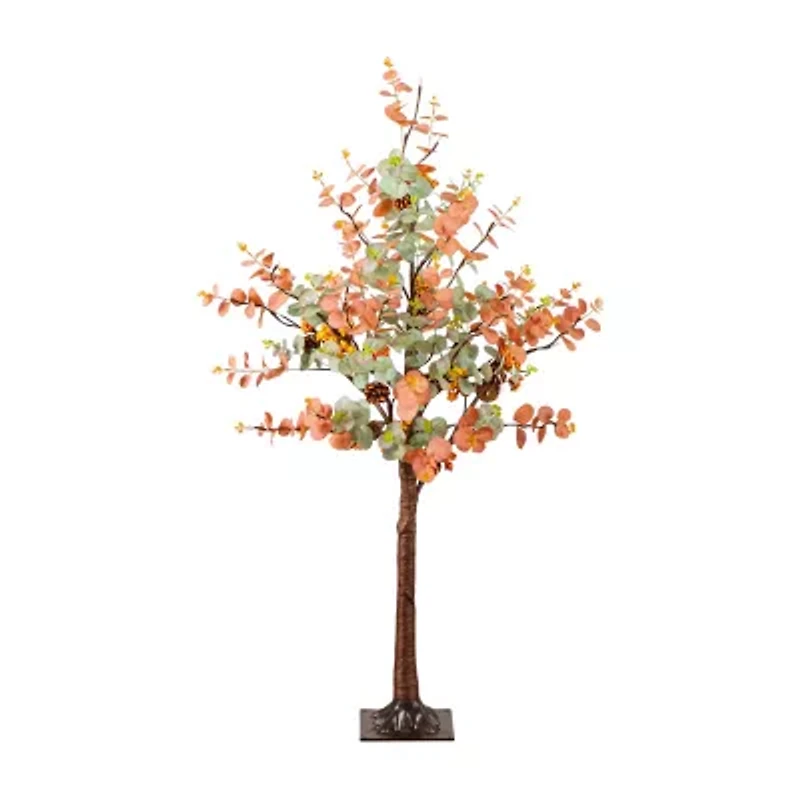 Nearly Natural 4ft Autumn Eucalyptus Artificial Tree