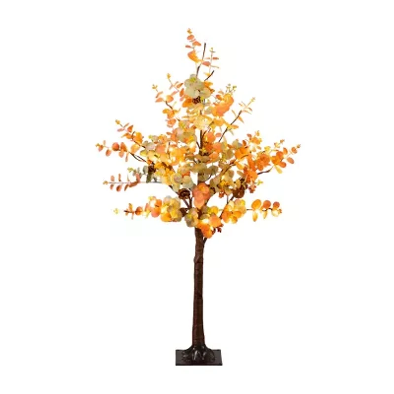 Nearly Natural 4ft Autumn Eucalyptus Artificial Tree