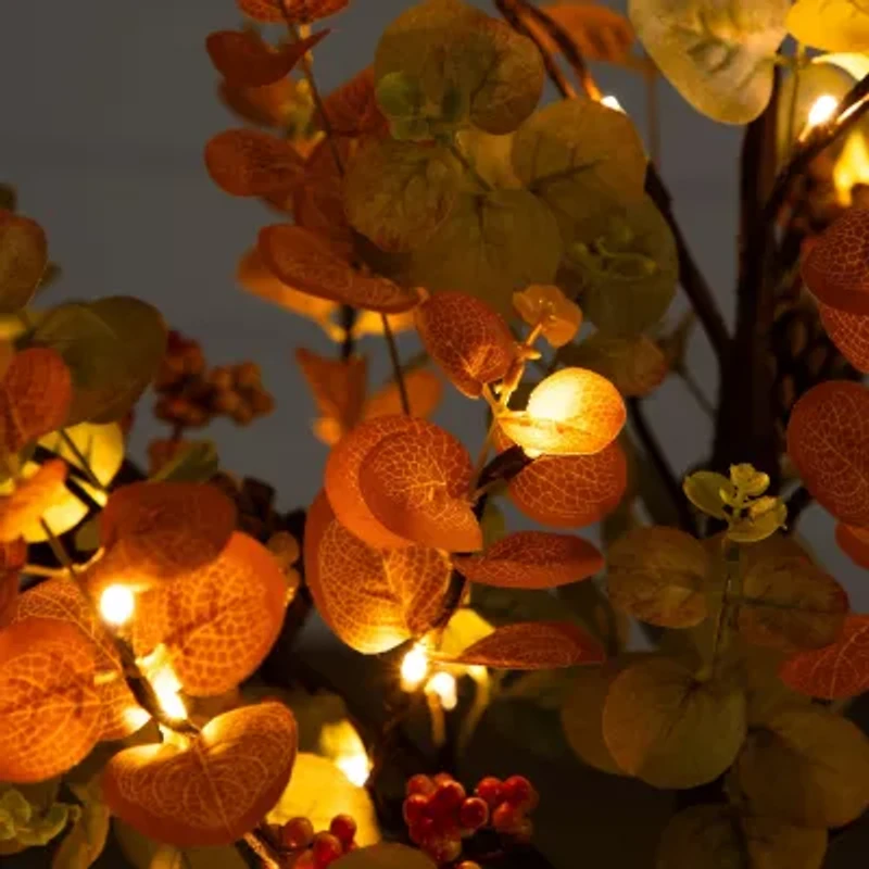 Nearly Natural 4ft Autumn Eucalyptus Artificial Tree