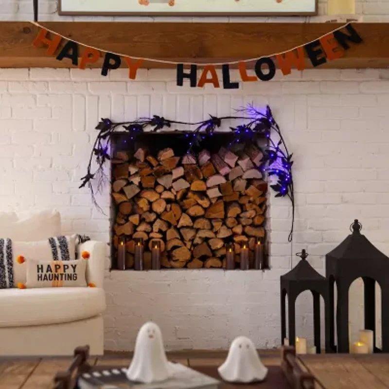 Nearly Natural Halloween Indoor Garland