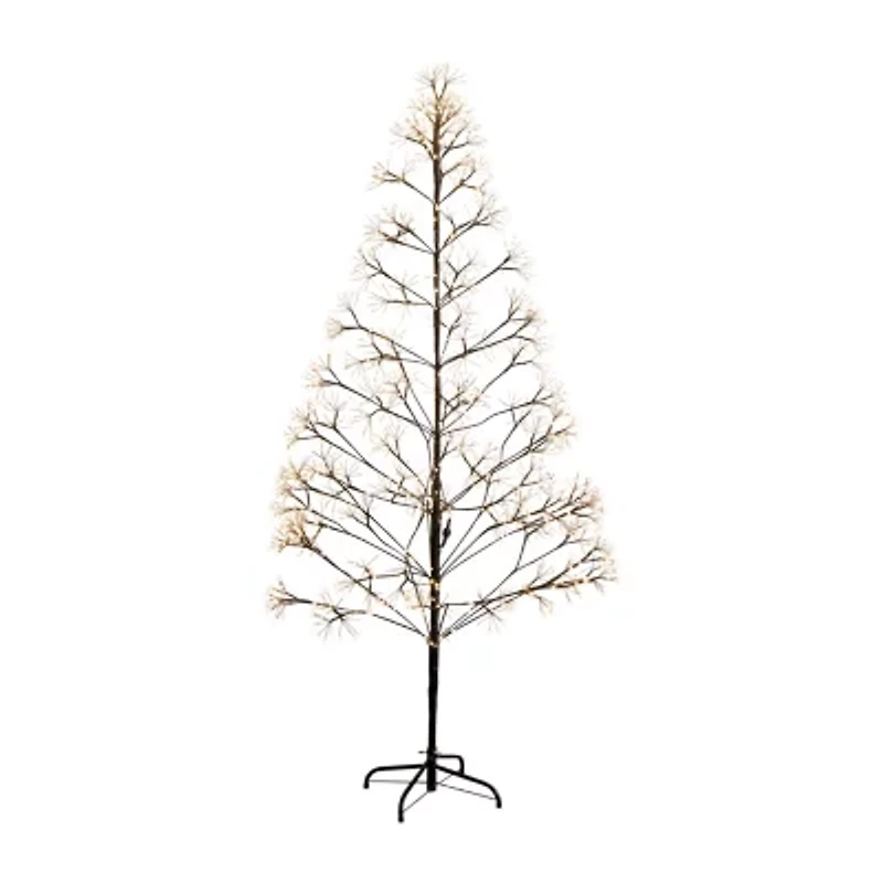 Nearly Natural 6ft Pre-Lit Halloween Starburst Lighted Indoor Artificial Tree