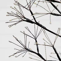 Nearly Natural 6ft Pre-Lit Halloween Starburst Artificial Tree