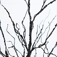 Nearly Natural 4ft Pre-Lit Halloween Twig Lighted Indoor Artificial Tree