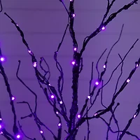 Nearly Natural 4ft Pre-Lit Halloween Twig Lighted Indoor Artificial Tree
