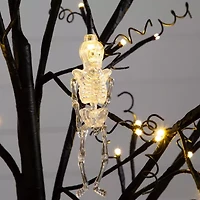 Nearly Natural 5ft Pre-Lit Halloween Pumpkins Artificial Tree