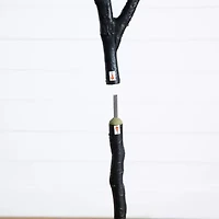 Nearly Natural 6ft Halloween Black Oak Indoor Artificial Tree