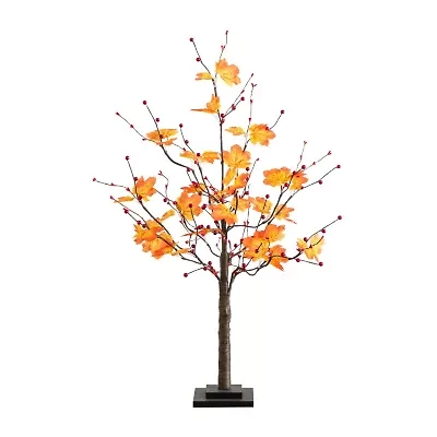 Nearly Natural 3ft Autumn Maple Fall Artificial Tree