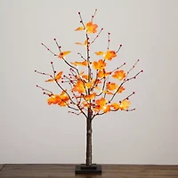 Nearly Natural 3ft Autumn Maple Fall Artificial Tree