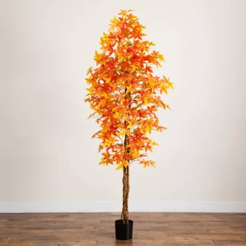 Nearly Natural 8ft Deluxe Maple Artificial Tree