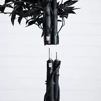 Nearly Natural 6ft Halloween Black Maple Artificial Tree