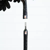 Nearly Natural 5ft Black Oak Halloween Artificial Tree