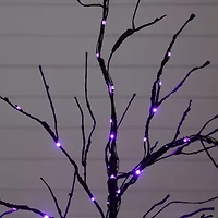 Nearly Natural 3ft Pre-Lit Halloween Twig Lighted Indoor Artificial Tree
