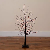 Nearly Natural 3ft Pre-Lit Halloween Twig Lighted Indoor Artificial Tree