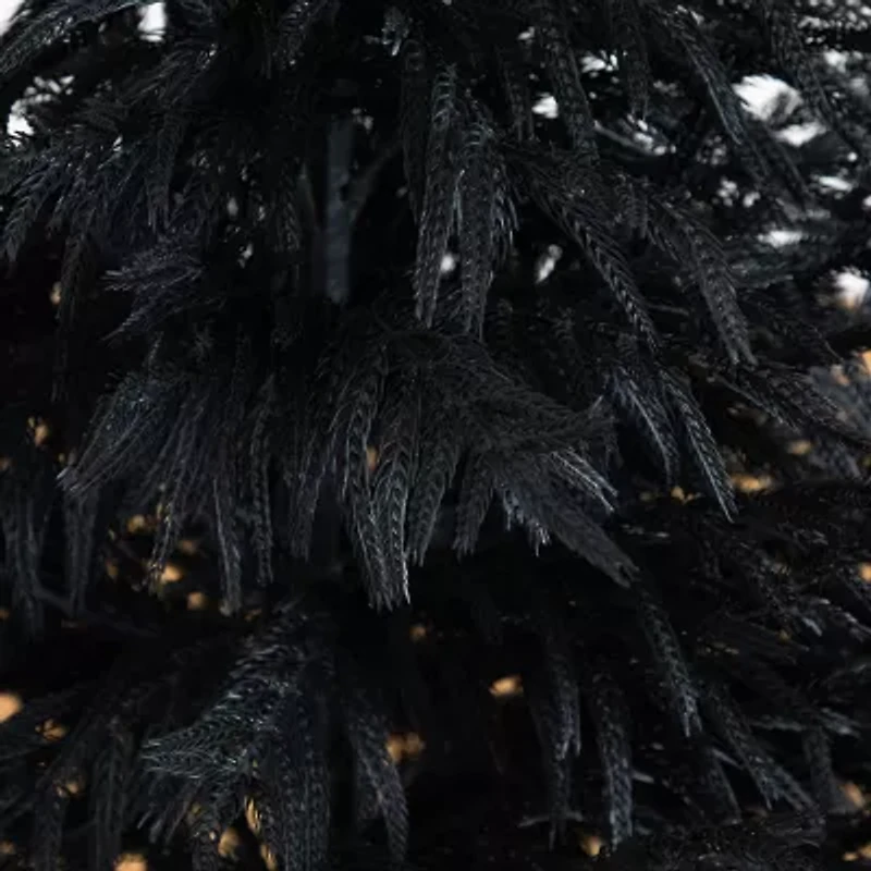 Nearly Natural 5ft Real Touch Black Norfolk Pine Indoor Artificial Tree