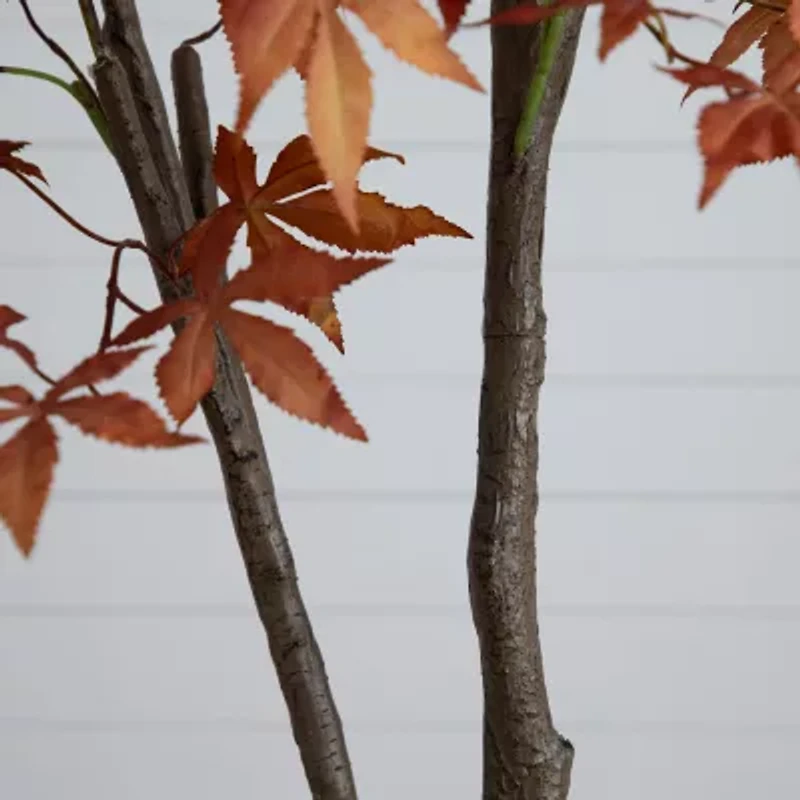 Nearly Natural 7ft Japanese Maple Fall Artificial Tree