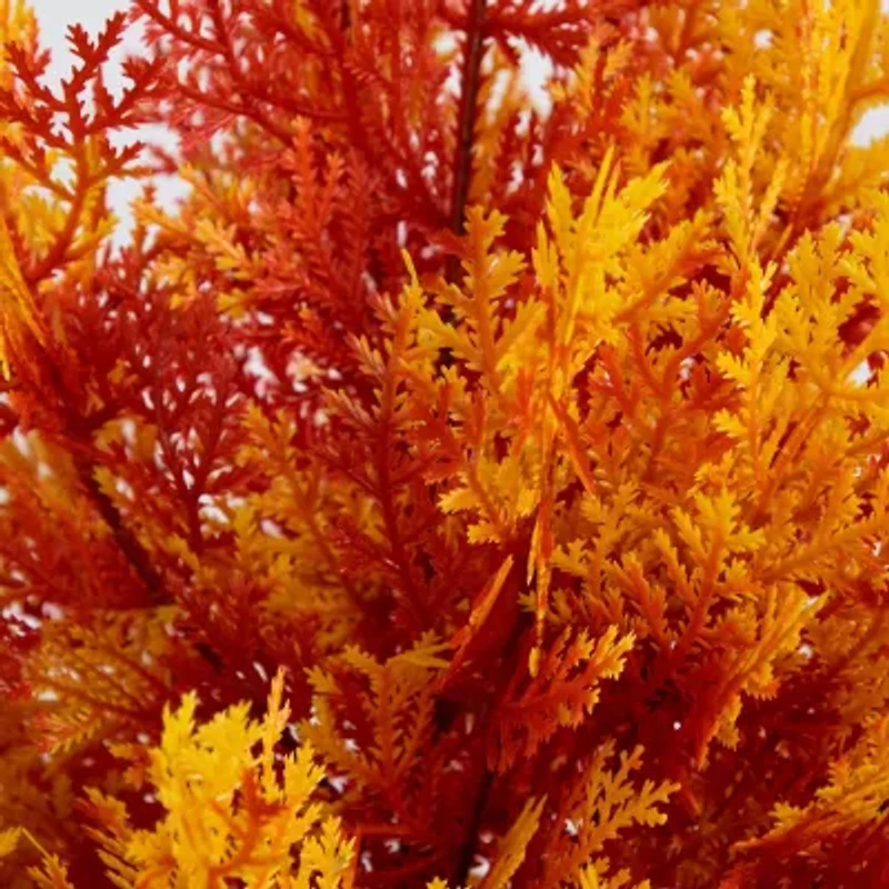 Nearly Natural 3ft Uv Resistant Autumn Cedar Indoor Outdoor Artificial Tree