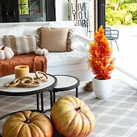 Nearly Natural 3ft Uv Resistant Autumn Cedar Indoor Outdoor Artificial Tree