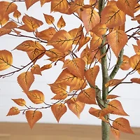 Nearly Natural 5ft Autumn Birch Leaf Artificial Tree