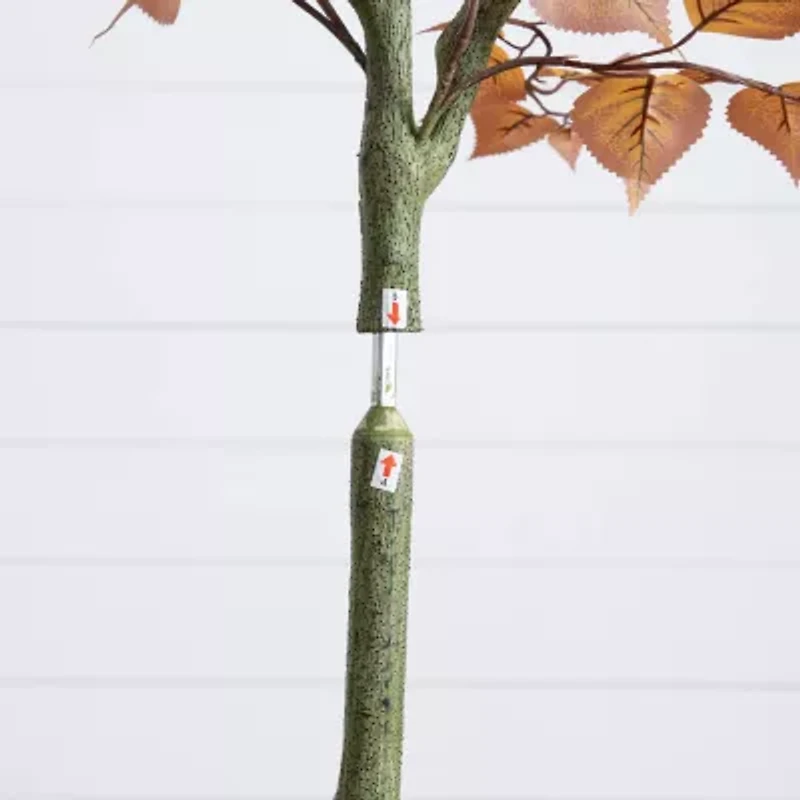 Nearly Natural 5ft Autumn Birch Leaf Artificial Tree
