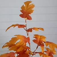 Nearly Natural 3ft Pre-Lit Autumn Maple Artificial Tree