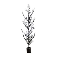 Nearly Natural 4ft Pre-Lit Halloween Twig Artificial Tree