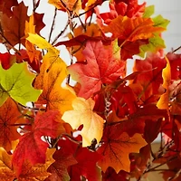 Nearly Natural 4ft Autumn Maple Fall Artificial Tree