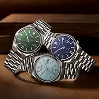 Citizen Tsuyosa Mens Automatic Silver Tone Stainless Steel Bracelet Watch Nj0151-53m
