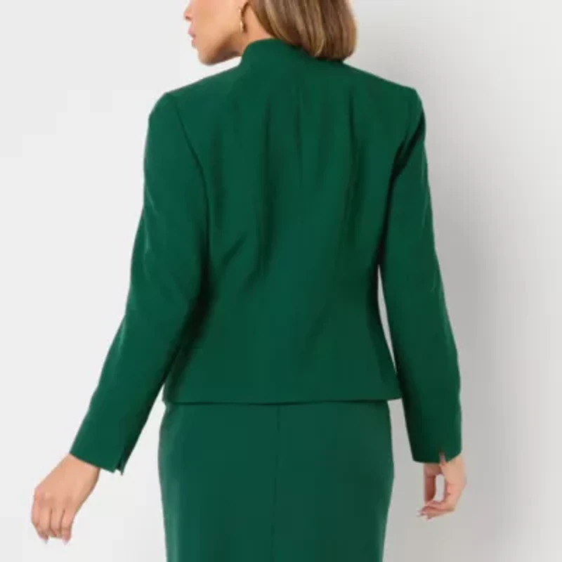 Black Label by Evan-Picone Womens Classic Fit Suit Jacket