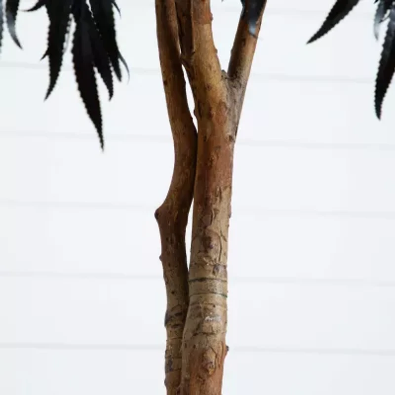 Nearly Natural 6ft Halloween Black Willow Artificial Tree