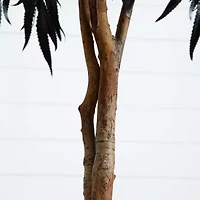 Nearly Natural 6ft Halloween Black Willow Artificial Tree