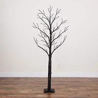 Nearly Natural 6ft Pre-Lit Halloween Twig Lighted Indoor Artificial Tree