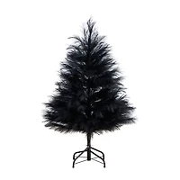 Nearly Natural Halloween Pampas Artificial Tree